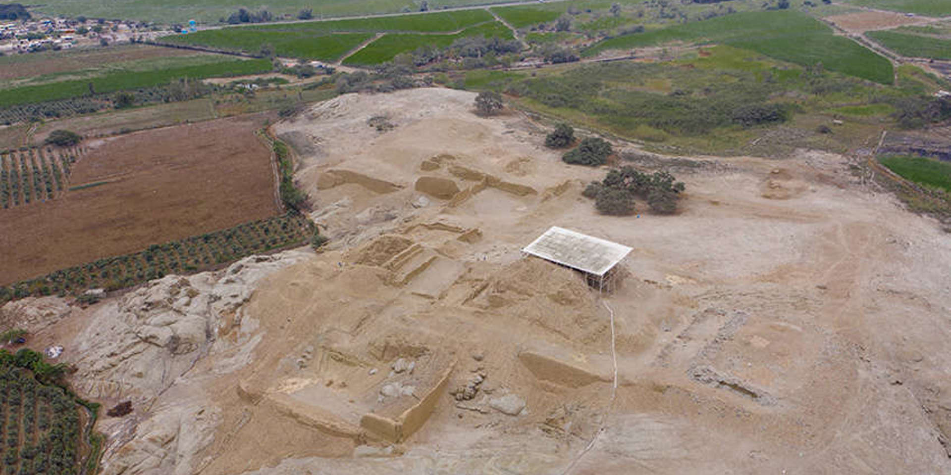 Panamarca Panorama: aerial drone image of the Panamarca site