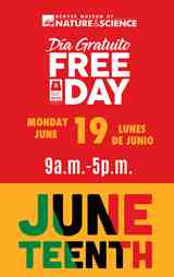Poster thumbnail image for SCFD Free Day: Juneteenth