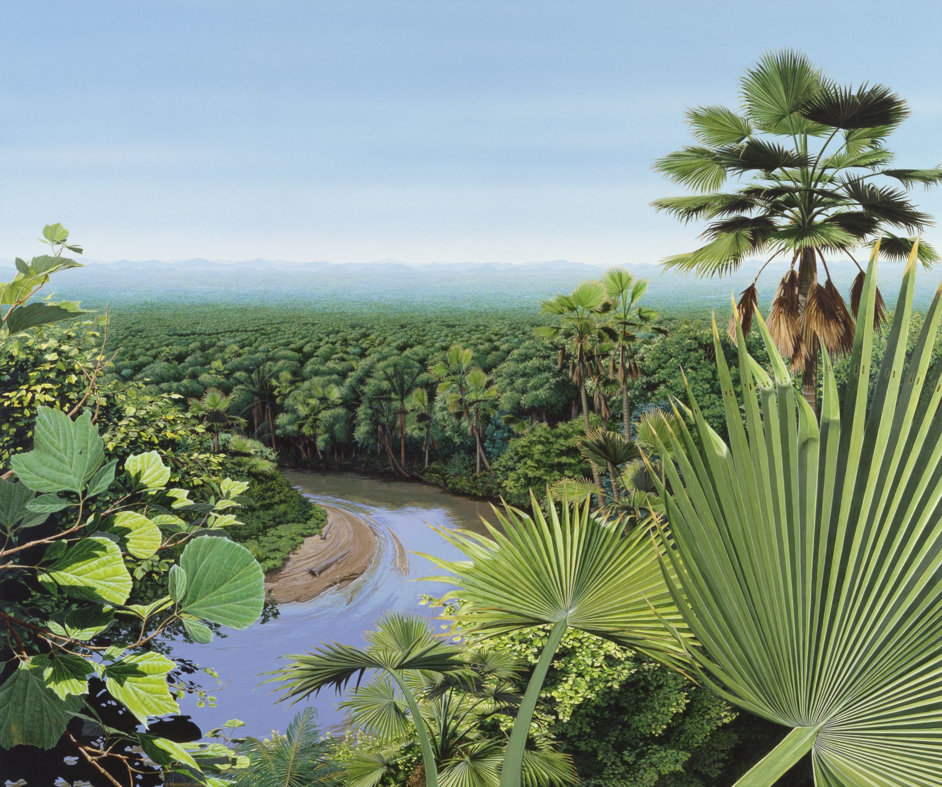 "After Armageddon" from the Ancient Denvers series of paintings, 65 million years ago, Denver Formation. (Illustration/ Denver Museum of Nature & Science)