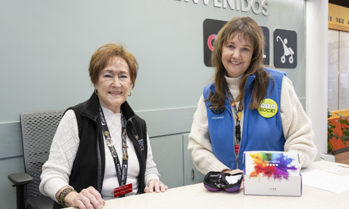 Volunteers at the Information Desk