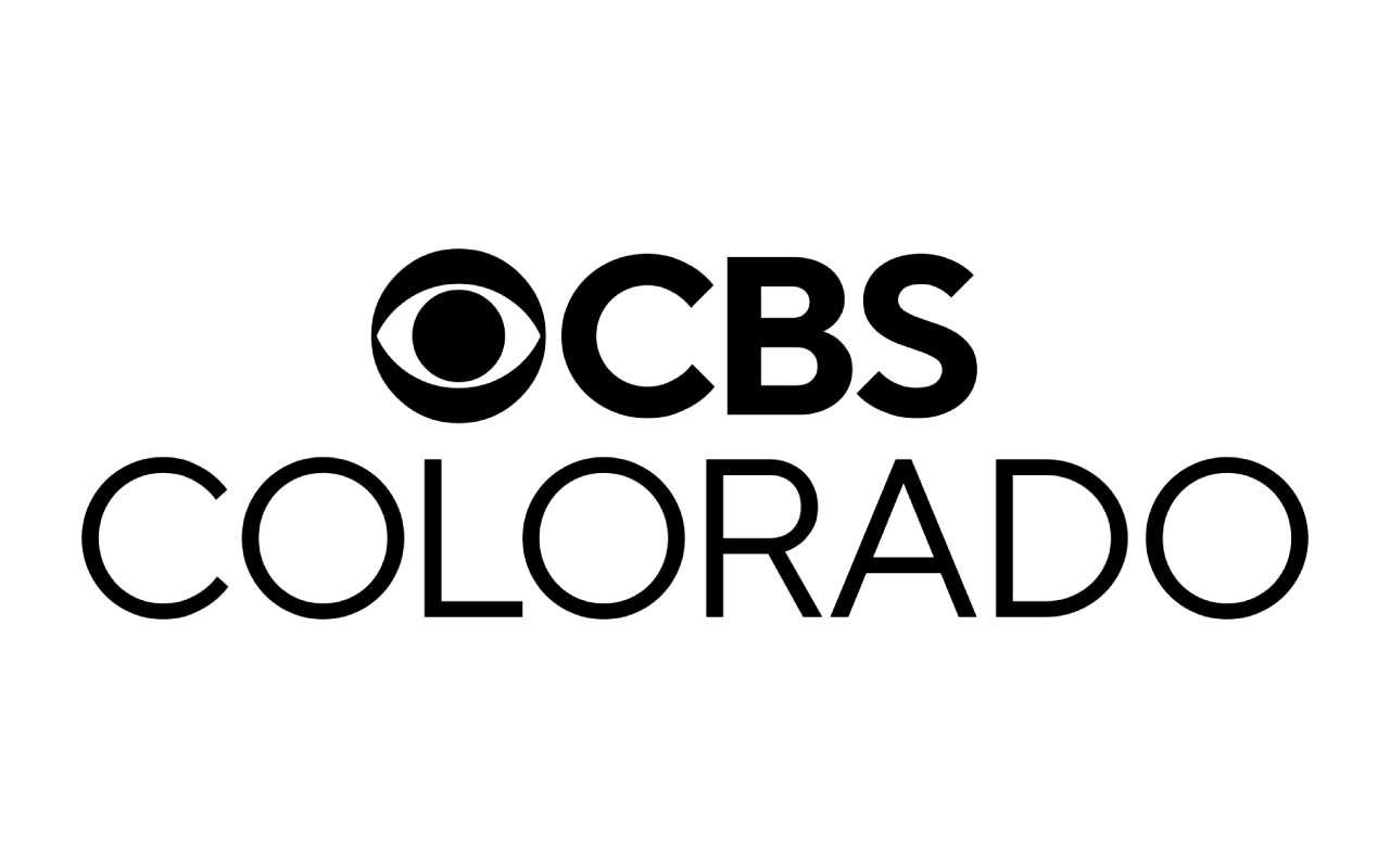 Logo reading CBS COLORADO with CBS eye on left side