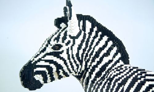 Zebra statue